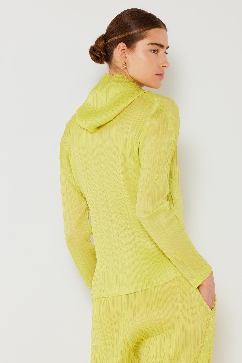 Marina West Swim Chaqueta con capucha plisada y cremallera bidireccional