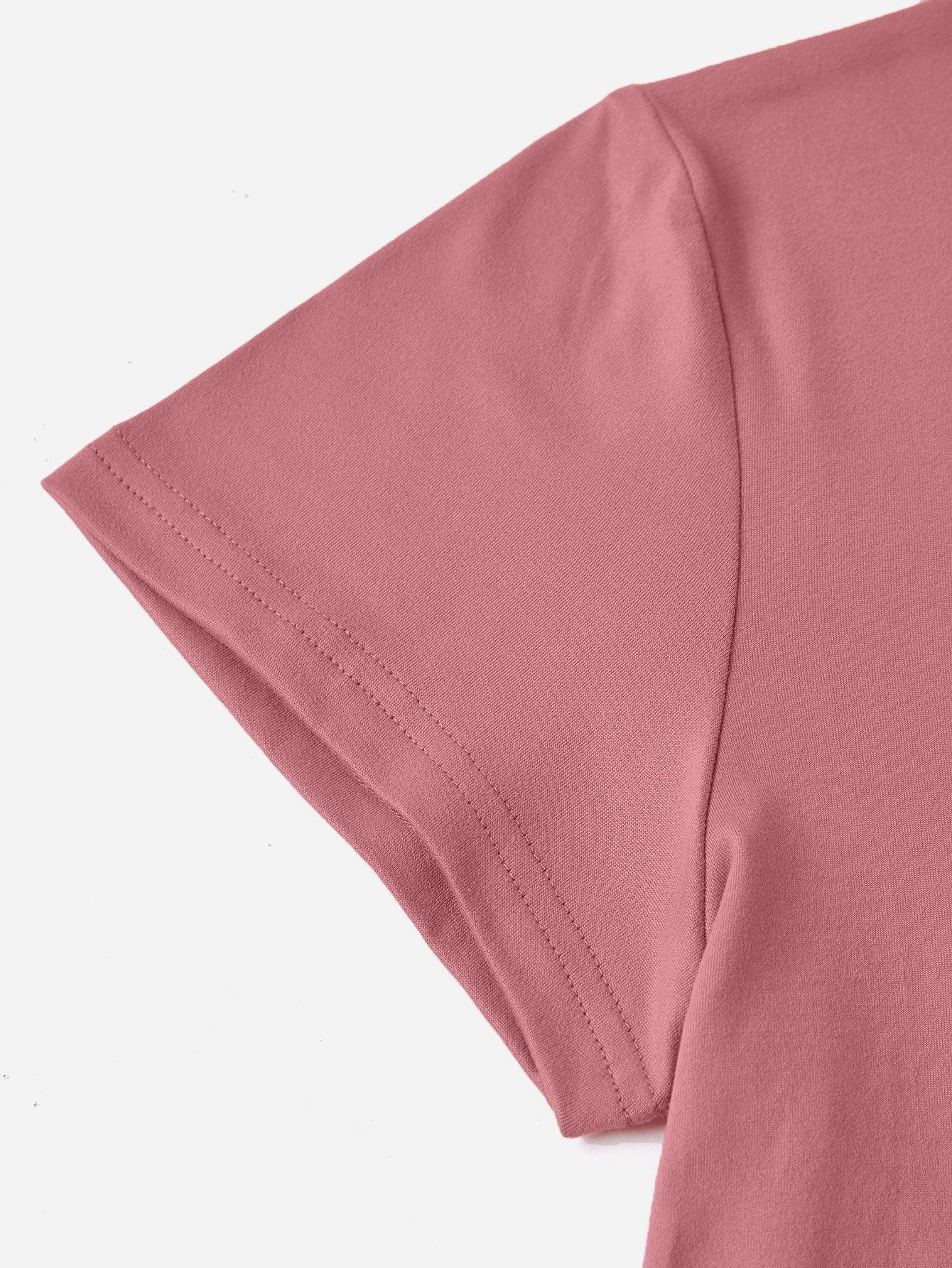 Camiseta de manga corta y cuello redondo MAMA