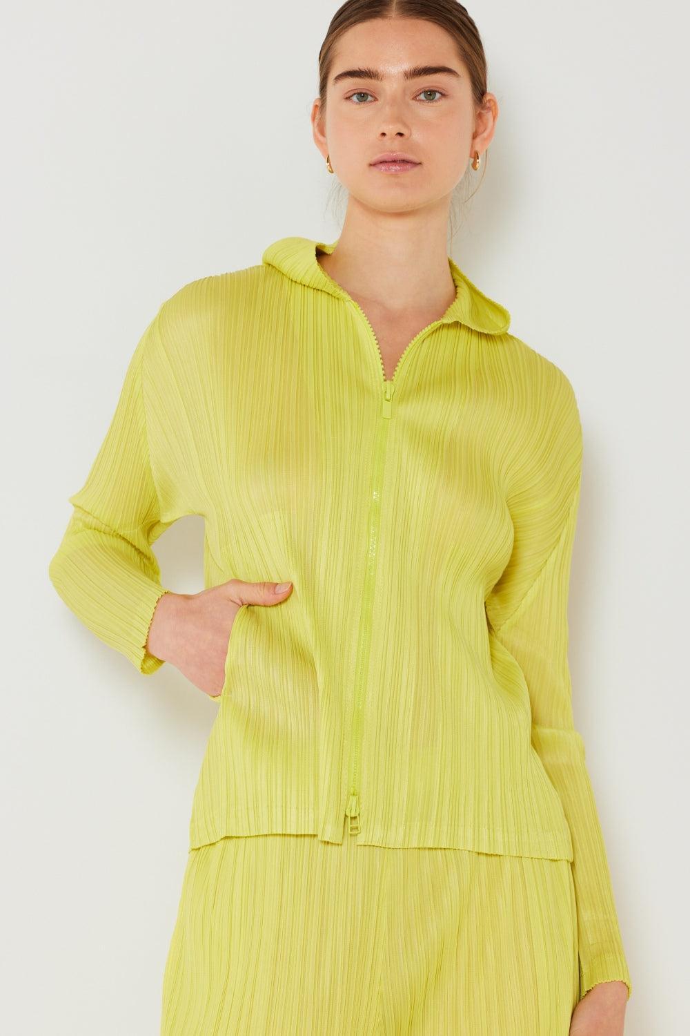 Marina West Swim Chaqueta con capucha plisada y cremallera bidireccional