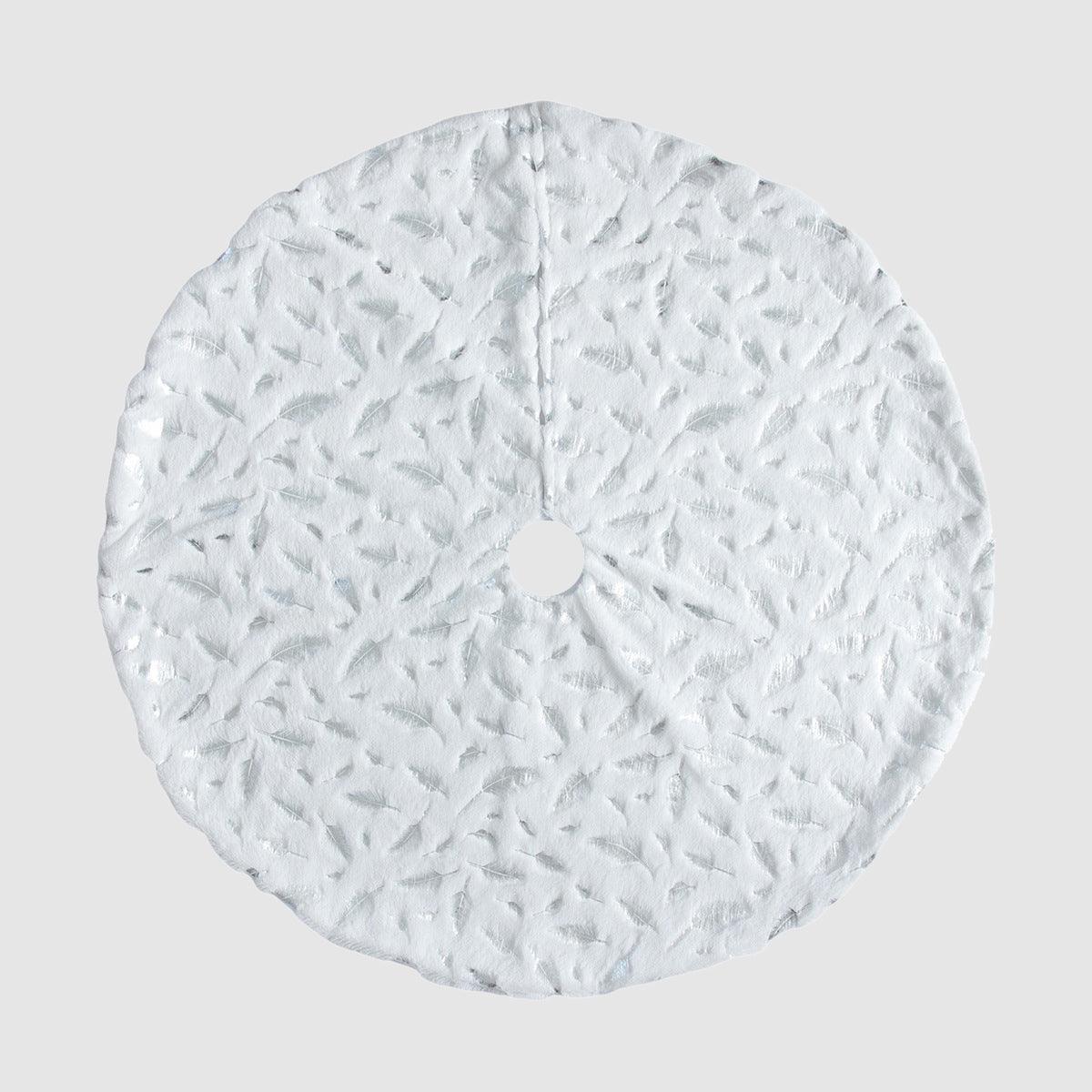 Falda de plumas para árbol de Navidad
