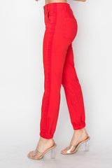 Vaqueros jogger de talle alto y talla grande de RISEN