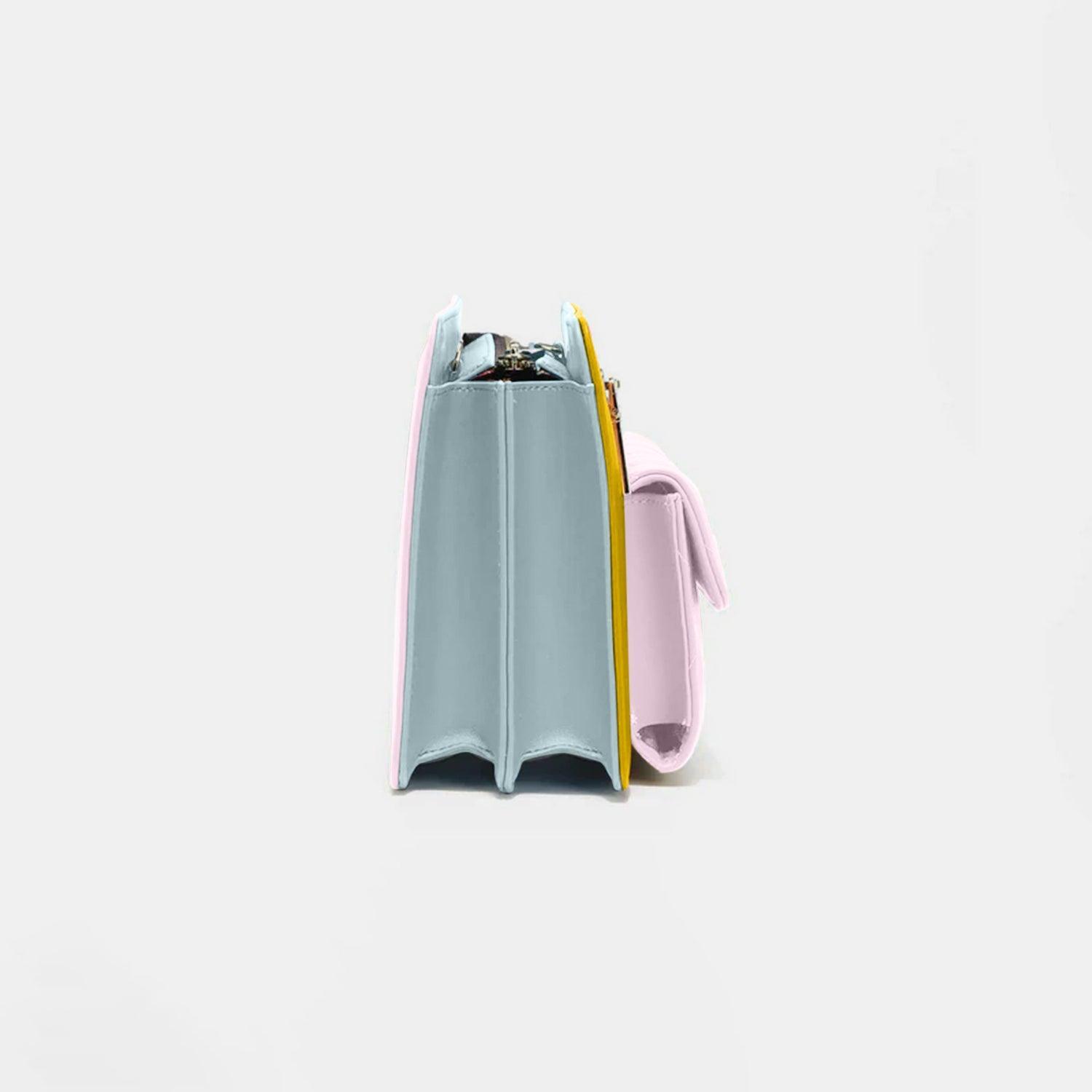 Bolso bandolera con bloques de color de Nicole Lee USA