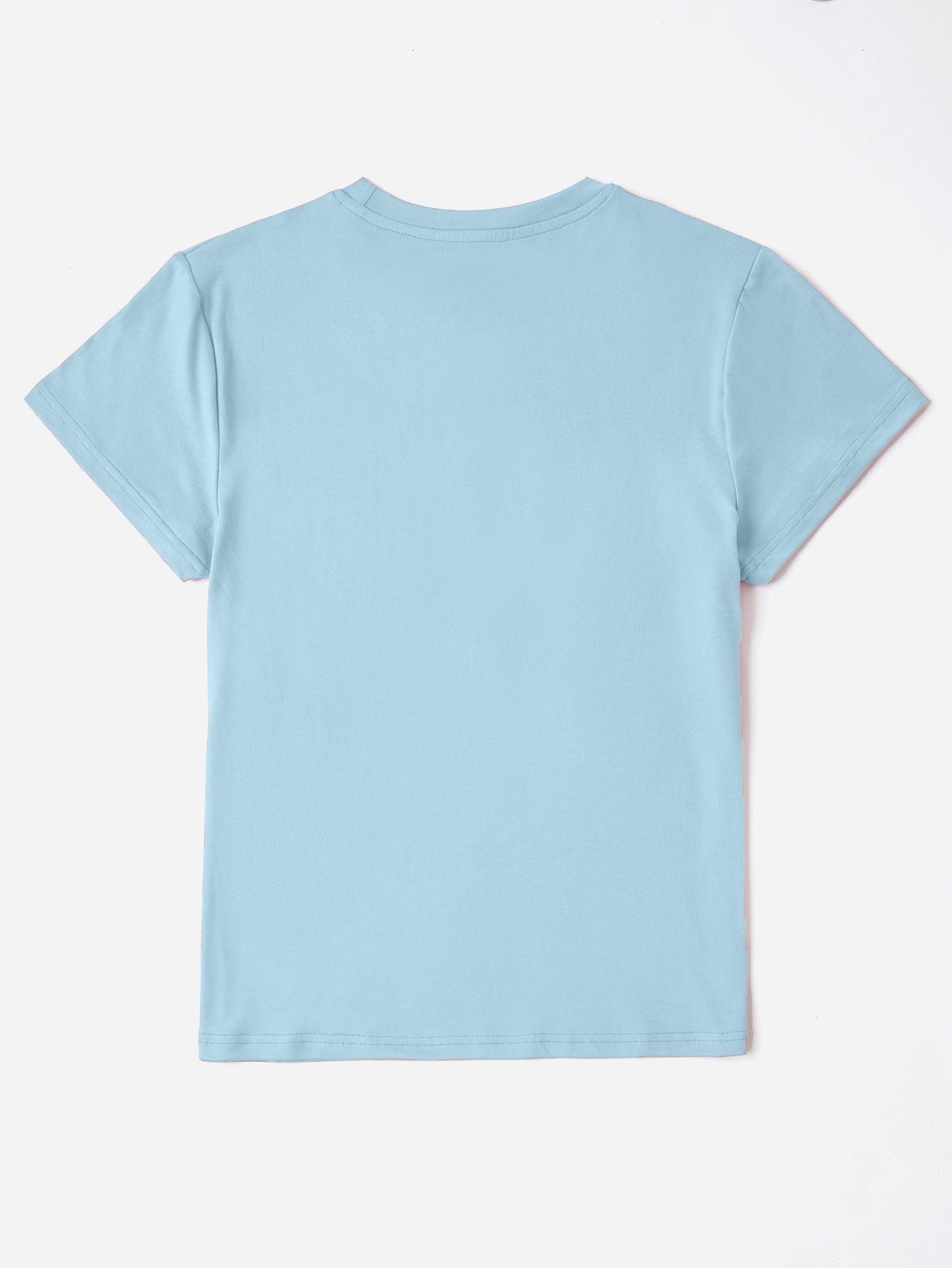Camiseta de manga corta y cuello redondo MAMA