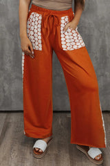 Pantalones anchos de talla grande