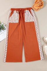 Pantalones anchos de talla grande