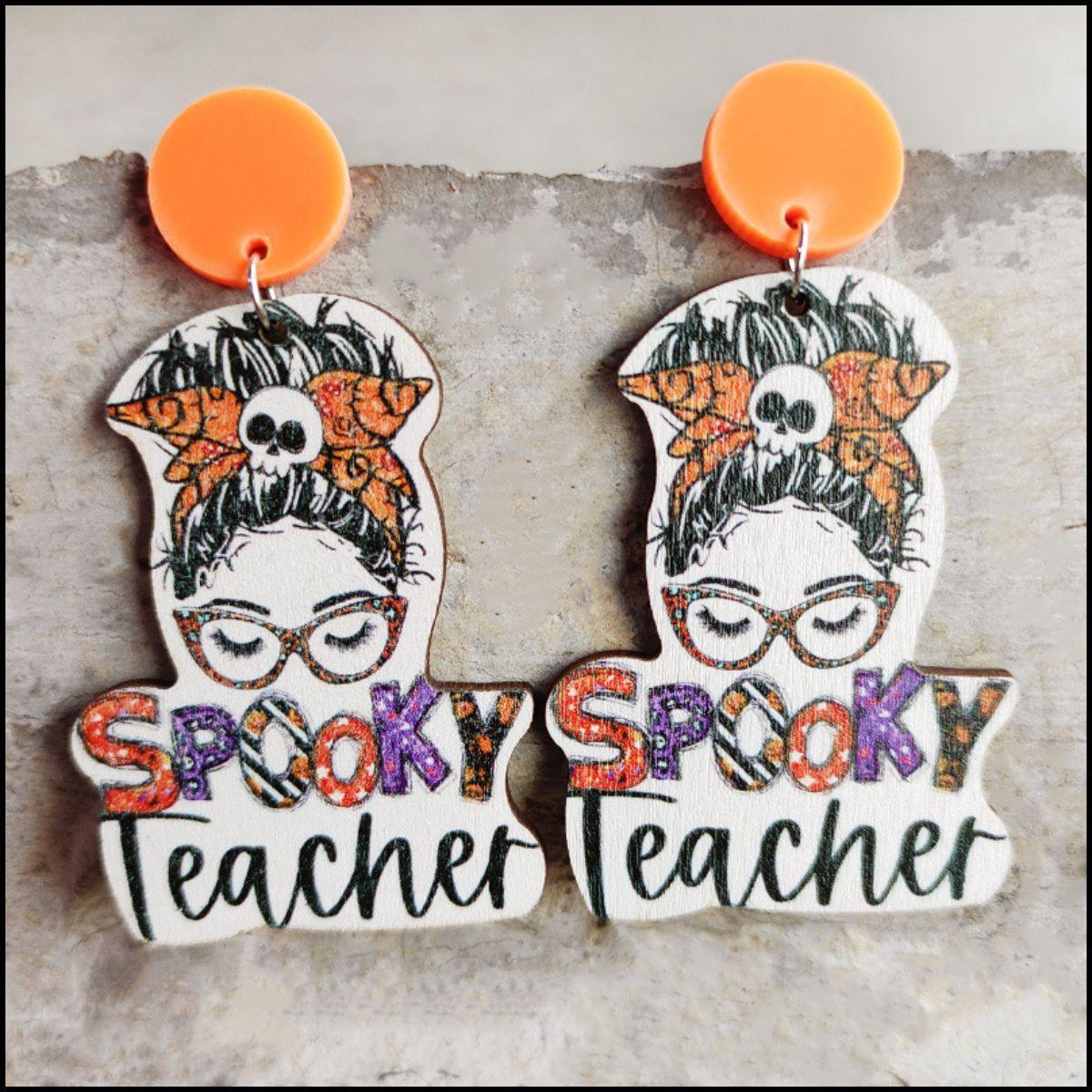 Pendientes colgantes de Halloween