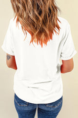 Camiseta de manga corta y cuello redondo MAMA