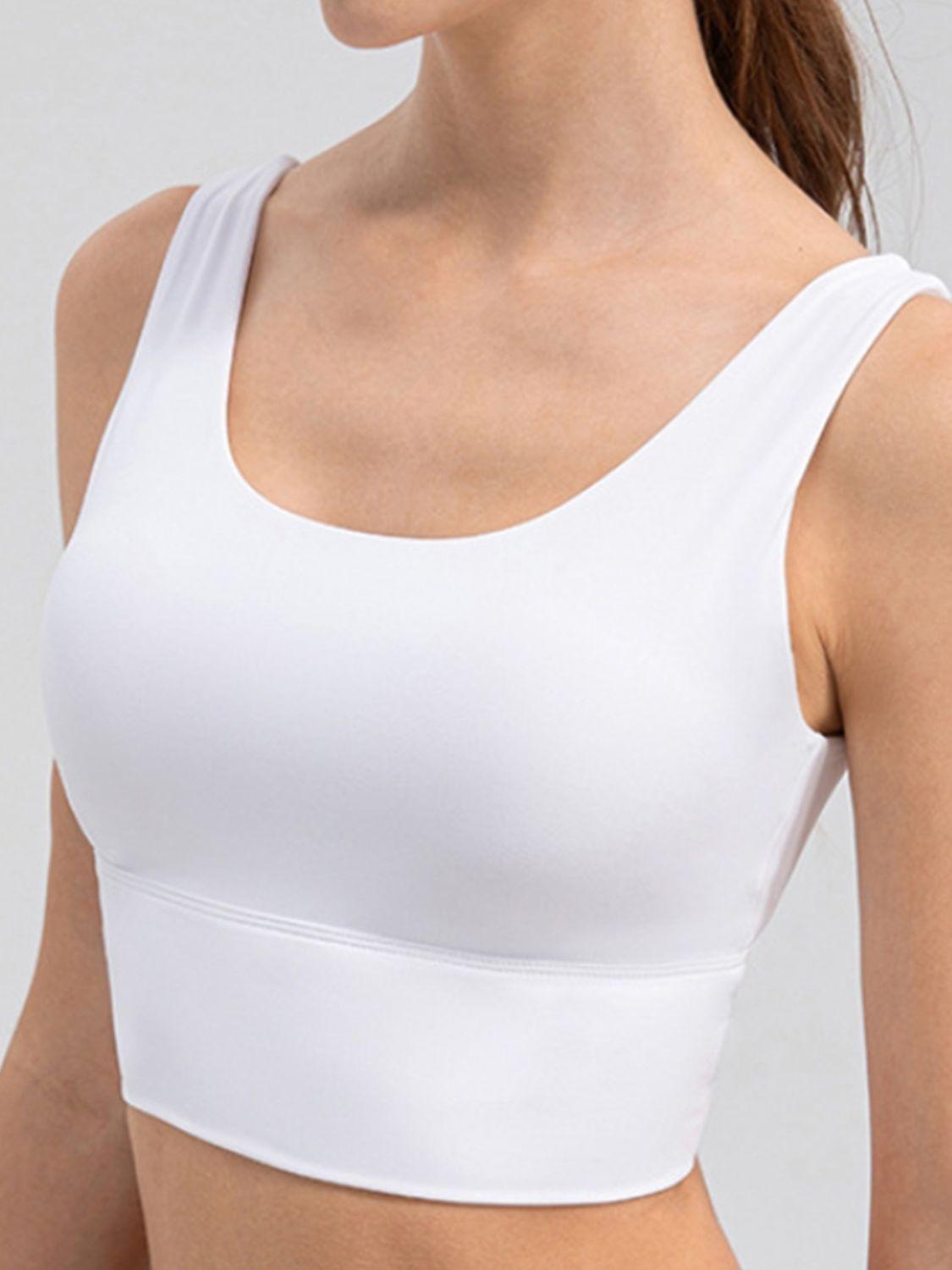 Camiseta deportiva con escote redondo y tirantes anchos