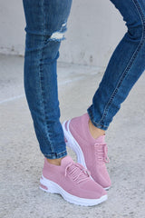 Zapatos deportivos con punta redonda y cordones de malla transpirable de Forever Link 