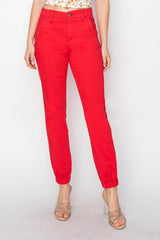 Vaqueros jogger de talle alto y talla grande de RISEN