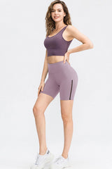 Pantalones cortos deportivos con cintura ancha