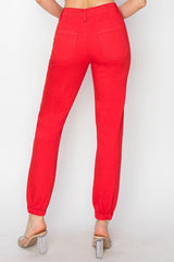 Vaqueros jogger de talle alto y talla grande de RISEN