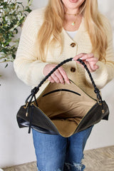 Bolso de hombro con detalle de cremallera y estuche SHOMICO