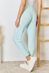 Pantalón deportivo de punto ultra suave con cordón ajustable de tamaño completo RISEN