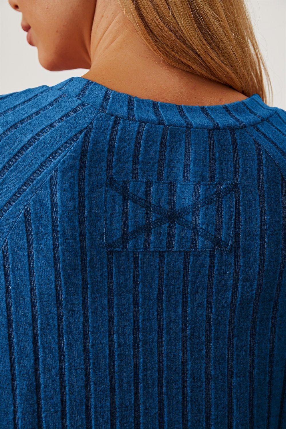 Basic Bae Full Size Ribbed Thumbhole Sleeve T - Shirt - Admiresty