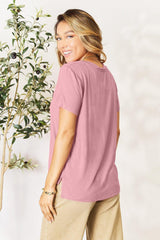Basic Bae Full Size Round Neck Short Sleeve T - Shirt - Admiresty