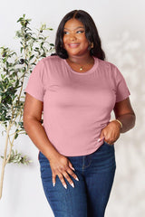 Basic Bae Full Size Round Neck Short Sleeve T - Shirt - Admiresty
