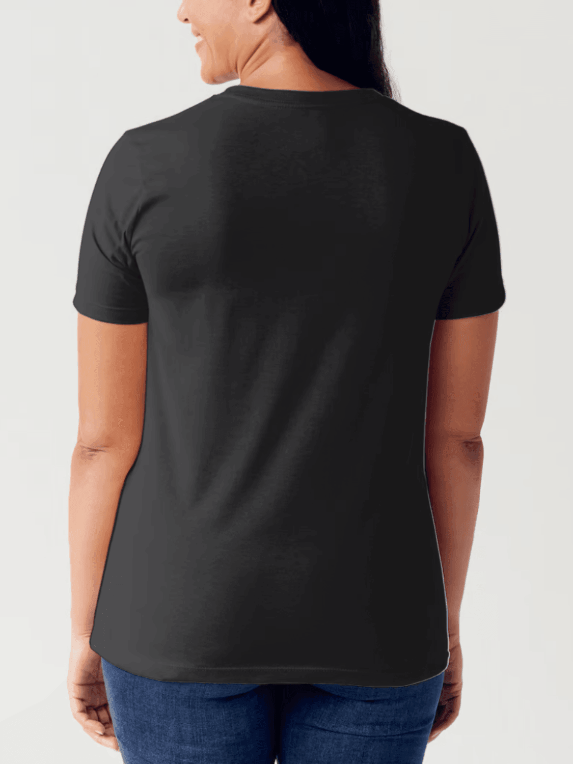 Camiseta tubular de manga corta con cuello redondo y gráfico de fantasmas de tamaño completo Simply Love