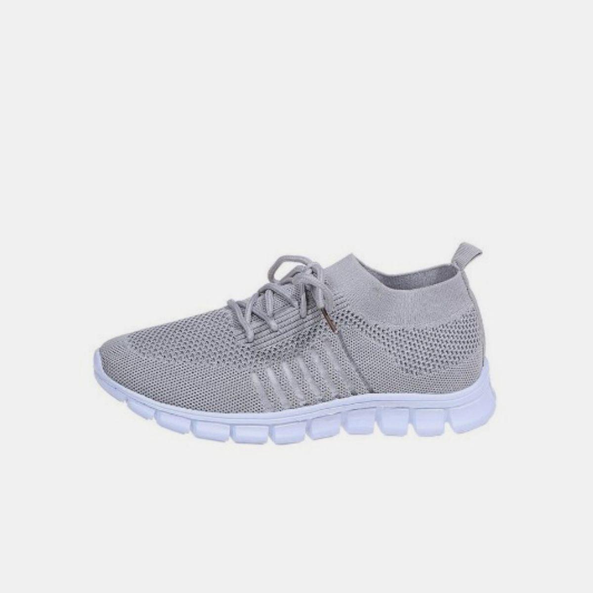 Zapatillas deportivas con cordones y malla transpirable