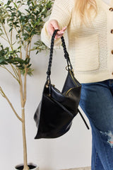 Bolso de hombro con detalle de cremallera y estuche SHOMICO