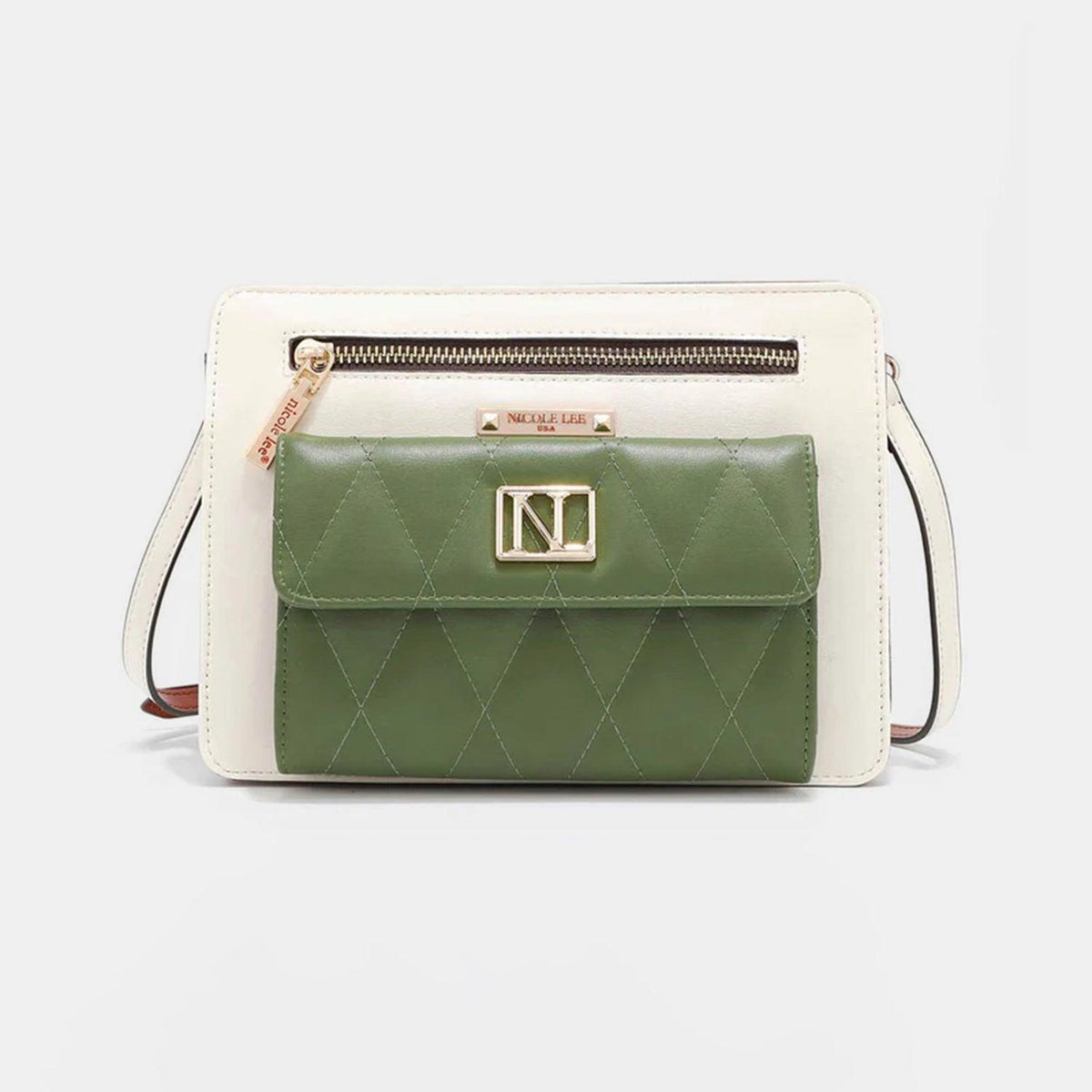 Bolso bandolera con bloques de color de Nicole Lee USA