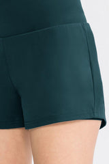 Pantalones cortos deportivos con cintura ancha y bolsillos